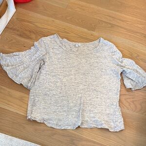 Splendid Gray Short Sleeve Top